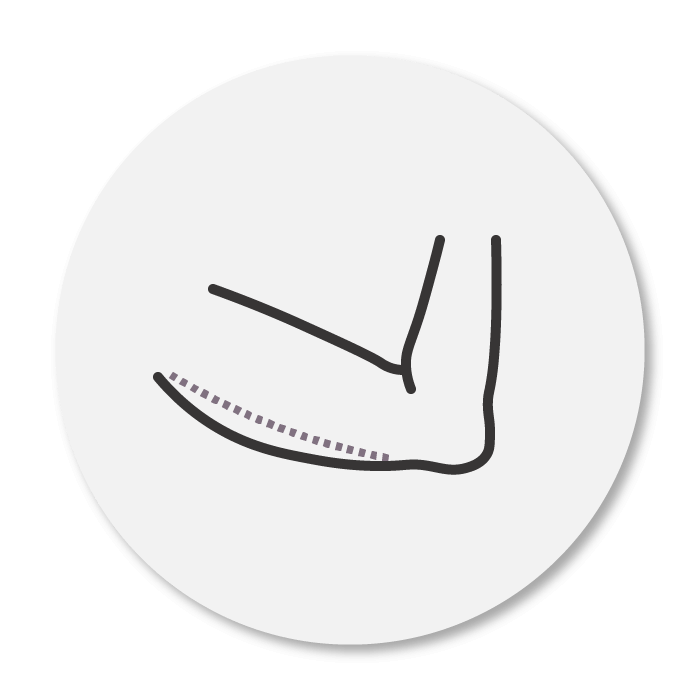 arm flab icon