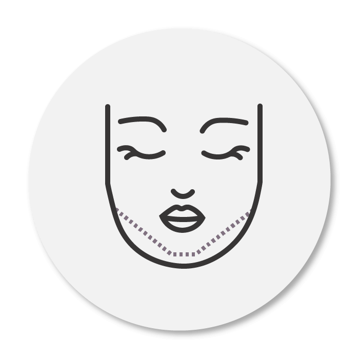 double chin treatment icon