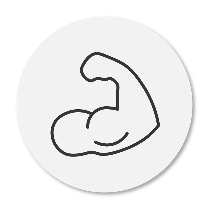 strengthen muscles icon